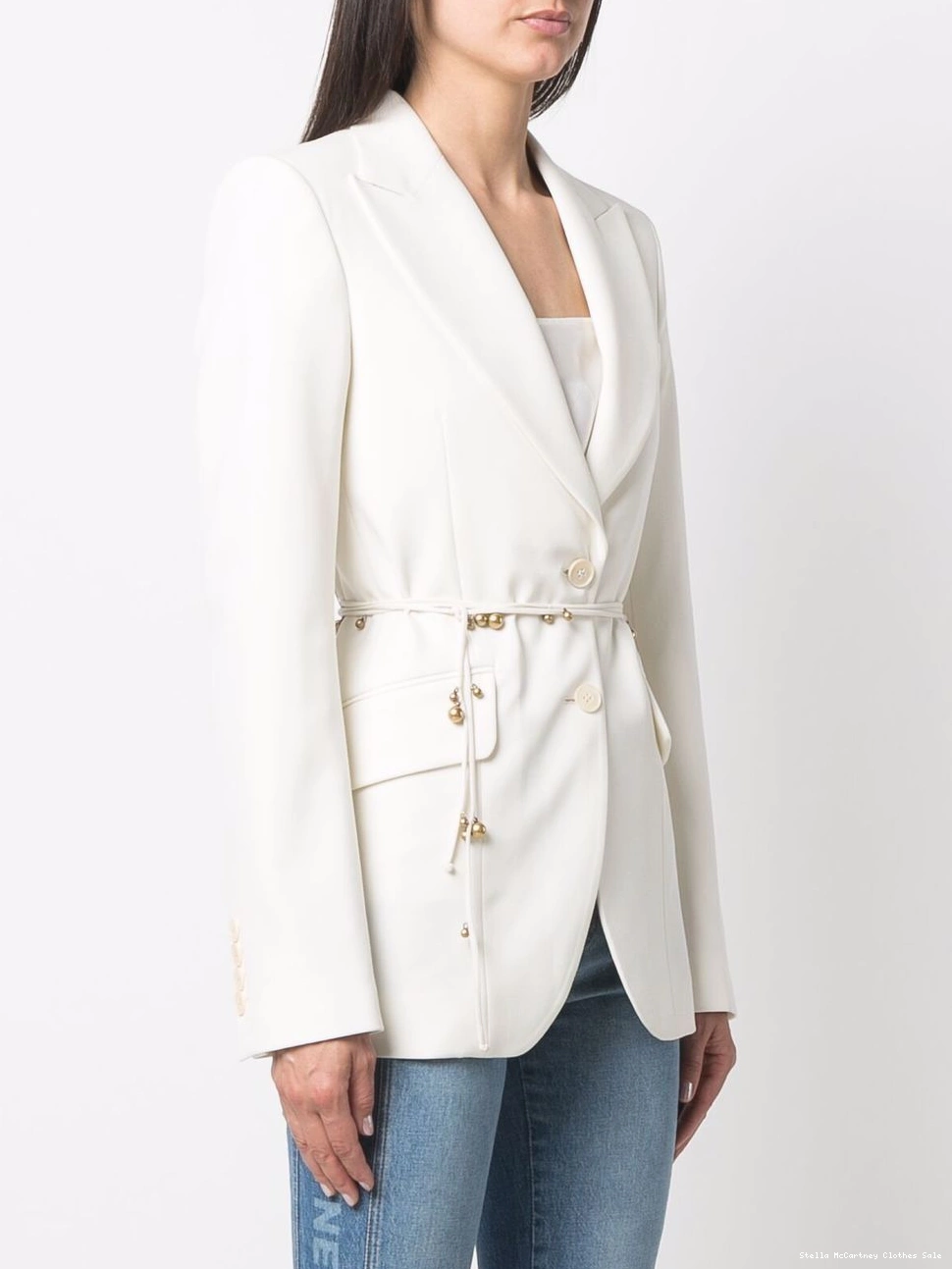 Cheap Stella belted single-breasted blazer McCartney Women 0803
